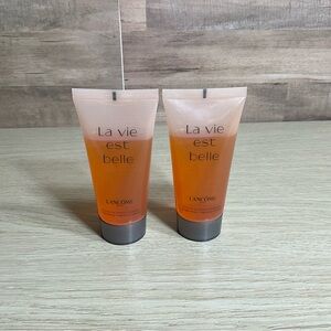 2 x New Lancôme La Vie Est Belle Shower Gel 1.6 FL.OZ. 50ml Each Travel Size